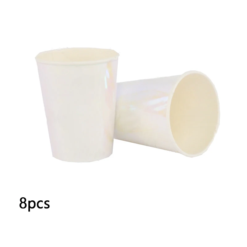 Сияющий лебедь тематическая вечеринка на день рождения набор одноразовой посуды