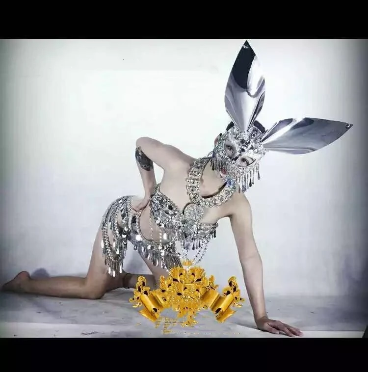 Женские сексуальные костюмы для вечеринок девушек Серебристые барные