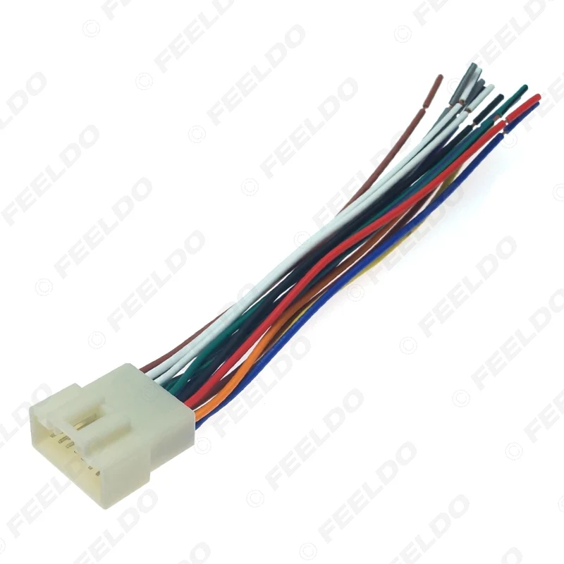 FEELDO 1 шт. автомобильный стереорадиоприемник 16 штырьков жгуты проводов для