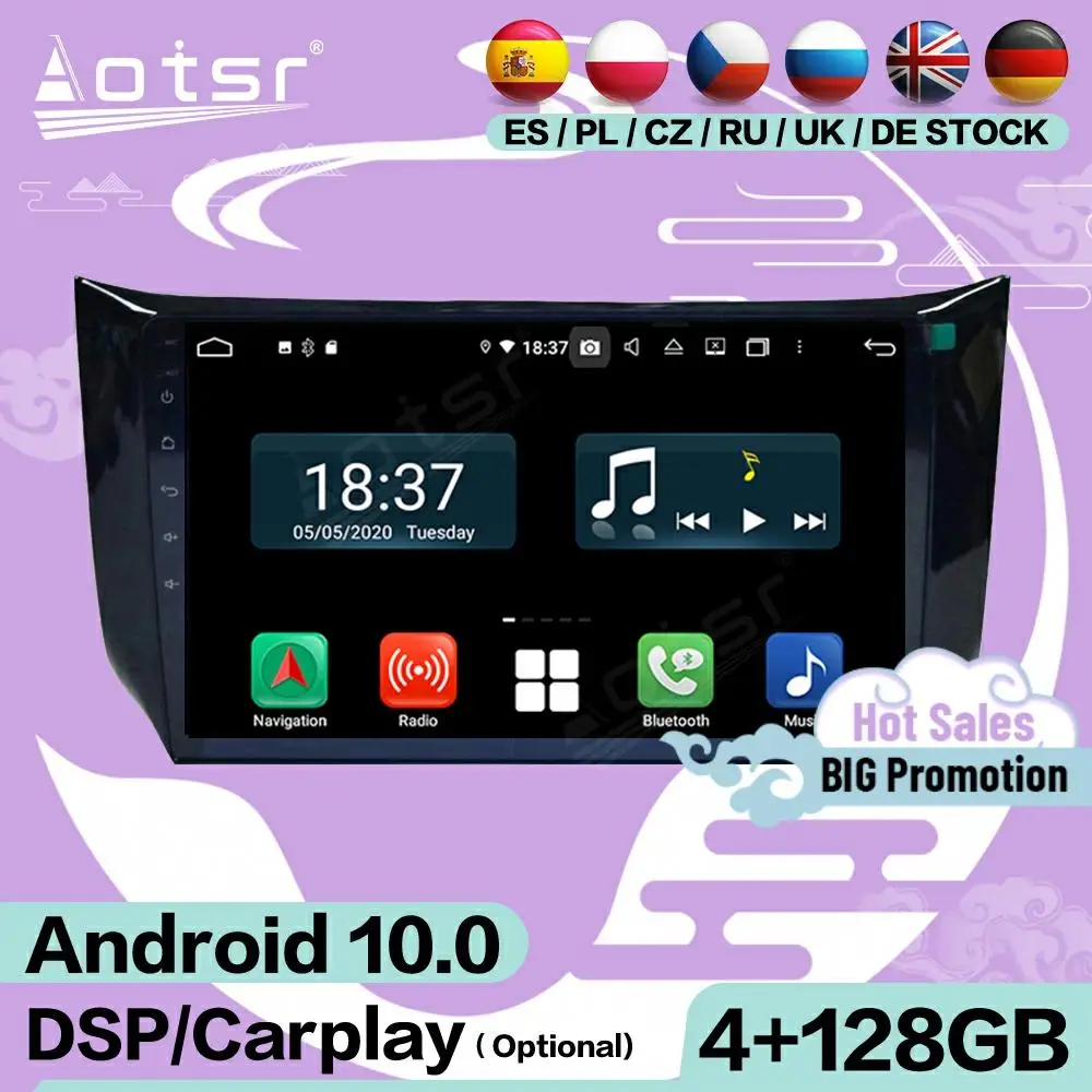 

2 Din Multimedia Android For Nissan Tenna Sylphy 2012 2013 2014 2015 2016 2017 2018 GPS Audio Radio Receiver Recorder Head Unit