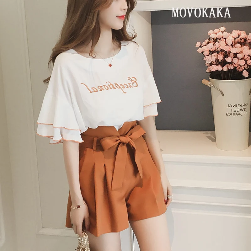 New Fashion Women's Sets Summer Women's Tracksuit Sexy Tracksuit Women Two Piece Set Embroidery Tops And Pants Suit Women Outfit