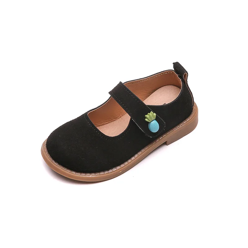 

2021 New Single Layer Shoes Children's Shoes Girls Fashion Leather Shoes Soft Sole Shoes Girls British Style Leather Shoes