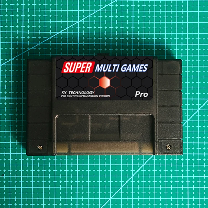 

KY Technology Super 800 in 1 Pro Remix Game card for SNES 16 Bit Video Game Console Cartridge Support all USA/EUR/Japan Consoles