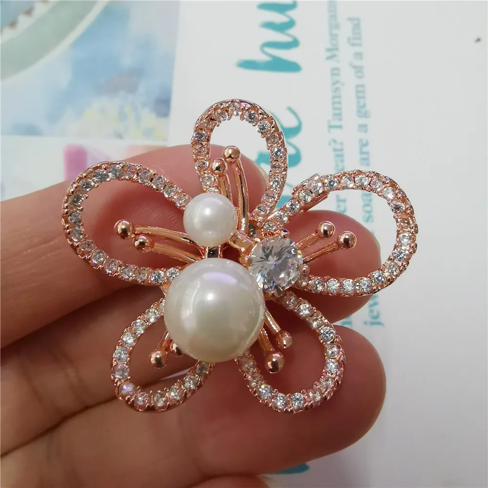 style 7 CINDY XIANG, новинка, кубический цирконий, попугай, ракета, Бабочка, стильные броши, медь, брошь для девушек, модные аксессуары, свадебные украшения - Окраска металла: style 7