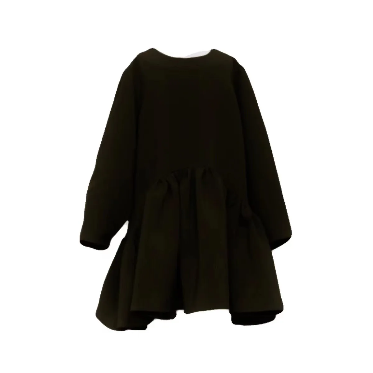 New Girls Dress Autumn Irregular Ruffles Baby Long Sleeve Fashion Ball Gown DT662 | Детская одежда и обувь