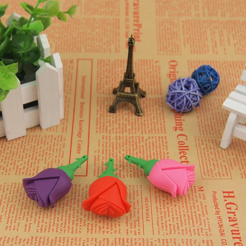 Розовый цветок USB флэш накопитель 2 0 32 ГБ накопители Внешняя память флешки 64 Гб