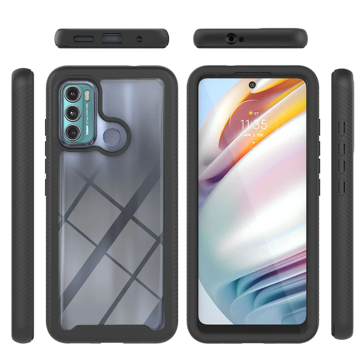

1pc Non-slip Phone Shell Delicate Phone Case Cellphone Case Cover Compatible with Moto G60