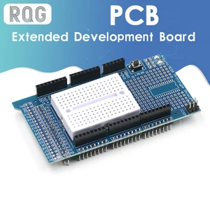 МЕГА 2560 R3 Proto Прототип Shield V3.0 Плата расширения + мини PCB макетная плата 170 точек связи для arduino DIY