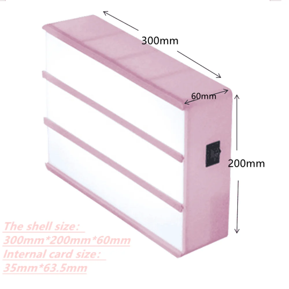 Ночник для кинотеатра сделай сам с черными буквами и картами на батарейках AA