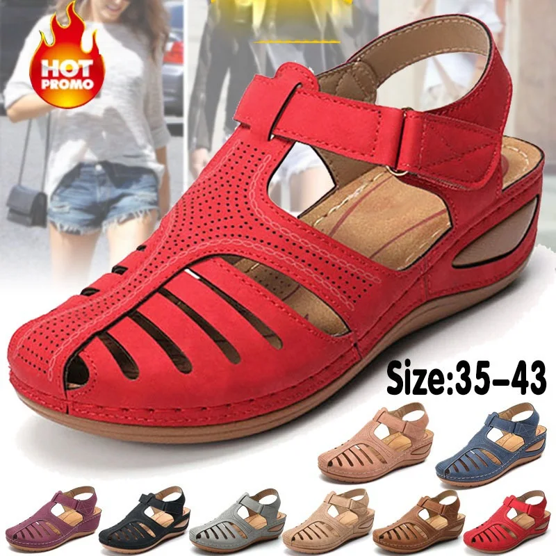 

Premium Orthopedic Sandals Women Bunion Corrector Platform Walking Sandals Female Beach Shoes Women Ladies Wedge Sand Sandalias