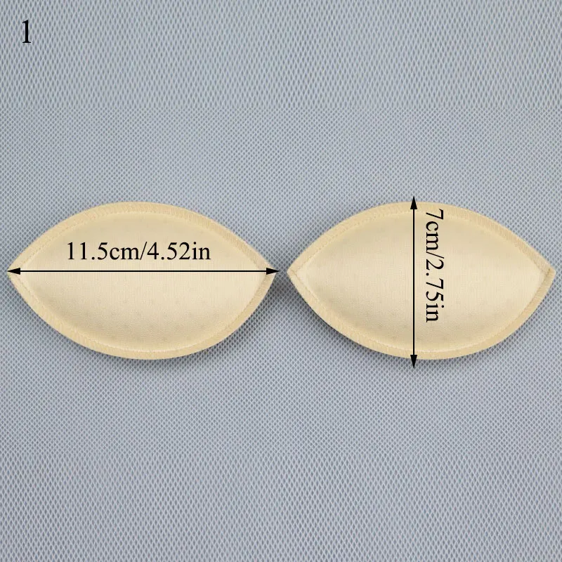 

2021 New 1 Pair Sexy Insert Push Up Incrassation Removable Enhancer Bra Pads Swimsuit Bikini Women's Bra Intimates Accessories