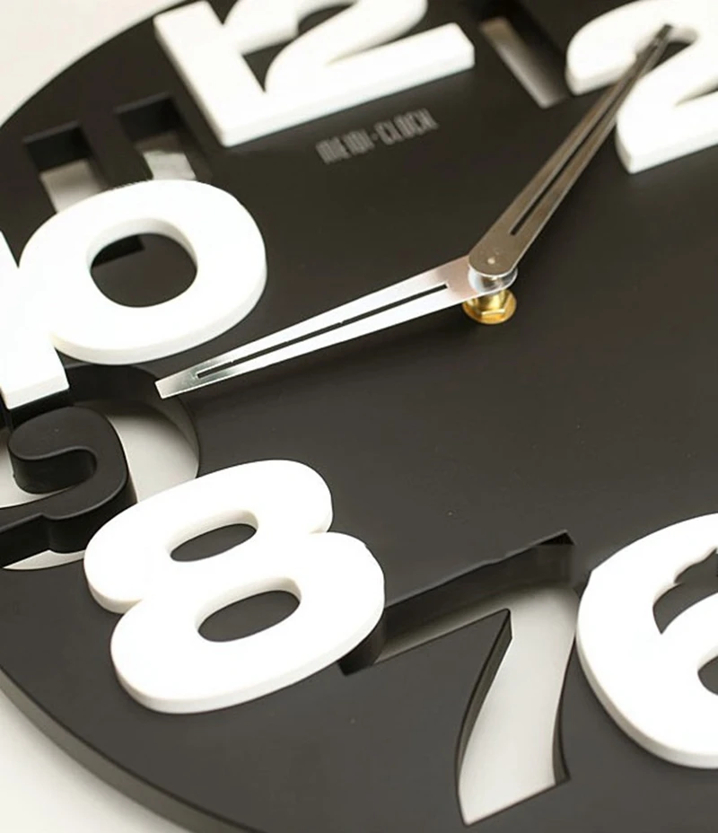 Современные цифровые 3D настенные часы декоративные большие бесшумные