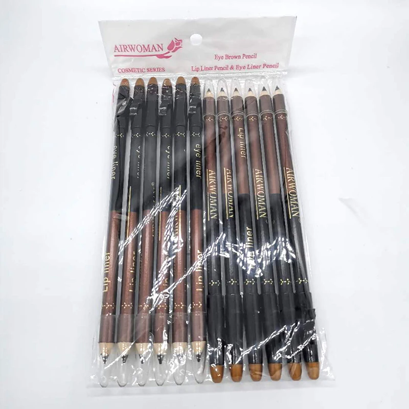 Деревянный модный карандаш для бровей простой в использовании большой бренд