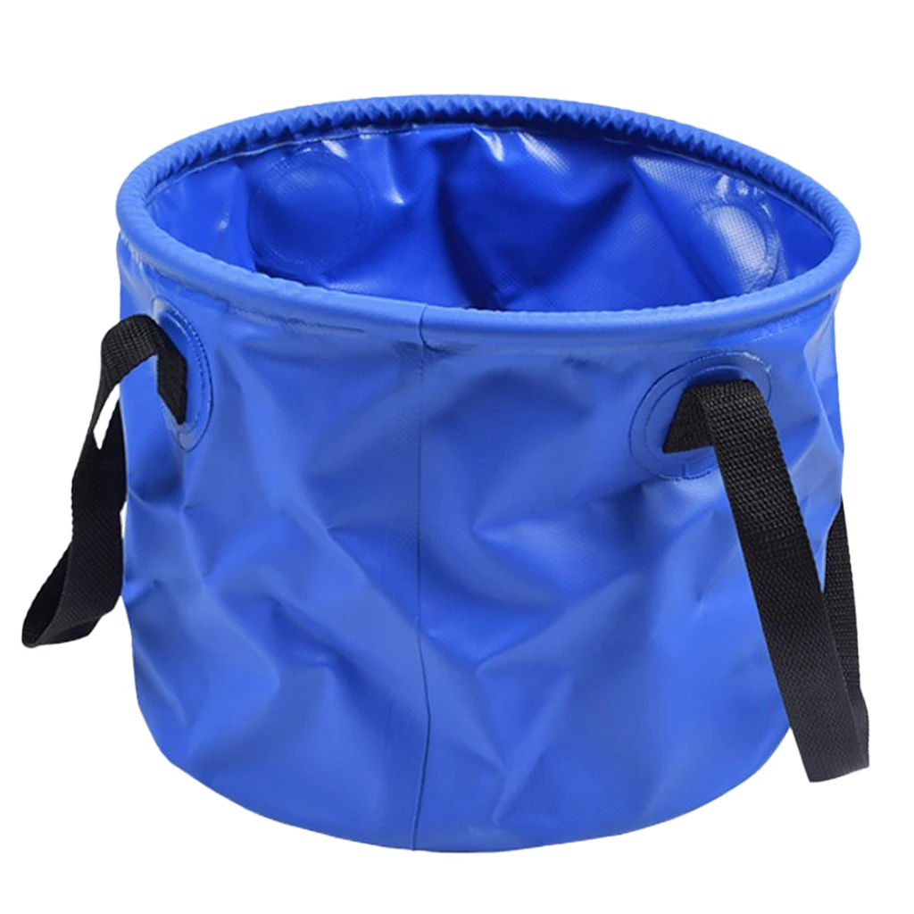 

PVC Collapsible Folding Water Bucket Foldable design Fishing Bag 10/20/30L for Camping Hiking Travel Fishing Bags