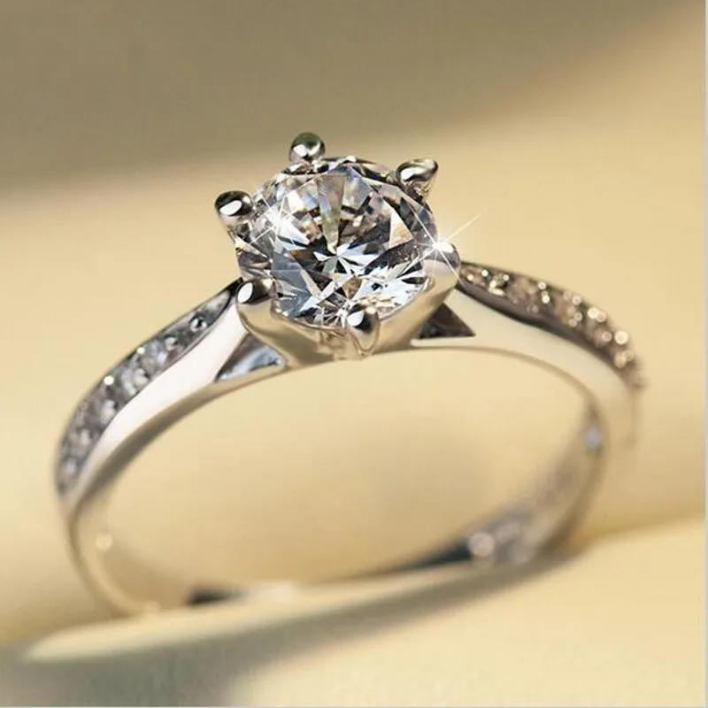 

Оригинальное серебряное кольцо 925 пробы с инкрустацией пальцев 4 мм 1 карат SONA бриллиантовый камень обручальные свадебные кольца для невест...