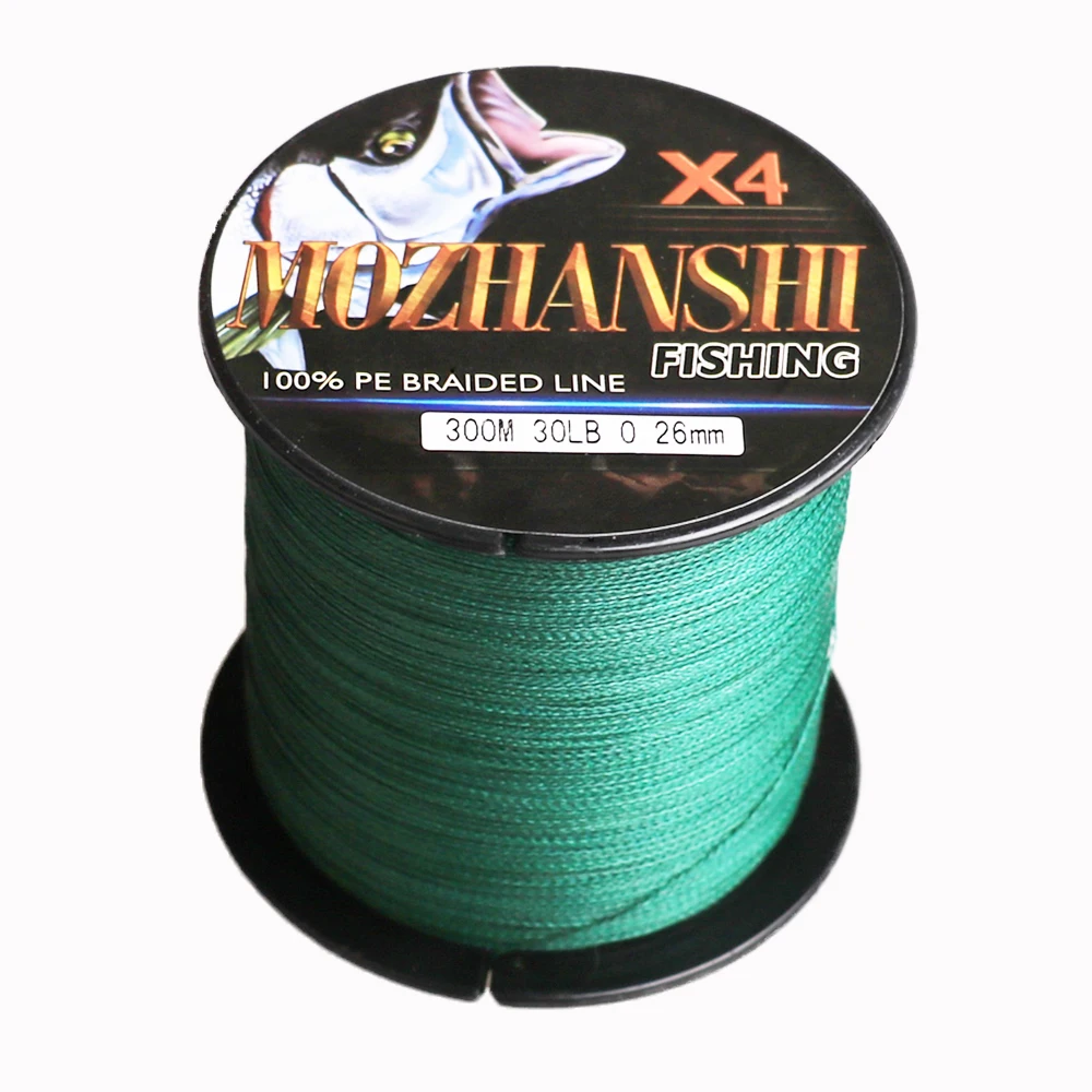 MOZHANSHI 4 нити 300 м 6 100LB 100% PE мультифиламентная плетеная леска|Рыболовные лески| |