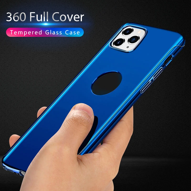 Чехол KISS 360 Полное покрытие чехол для iPhone 11 Pro Max XR 7 закаленное стекло X XS 6S 8 Plus Capa |