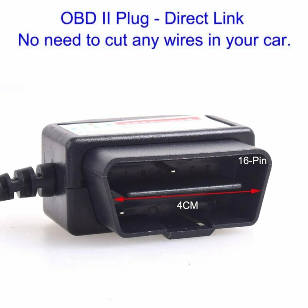 Кабель адаптер питания Micro USB 1 шт. 16 контактов разъем OBD2 прямой инструмент|Кабели
