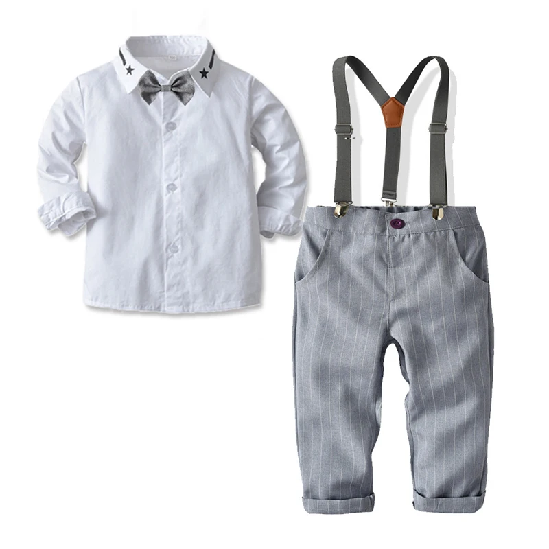 

4 шт., Детский костюм с галстуком-бабочкой и брюками