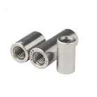 2-5 шт., круглые муфты M3, M4, M5, M6, M8, удлиненная круглая муфта, гайка из нержавеющей стали 304, свинцовый винт, соединительная гайка