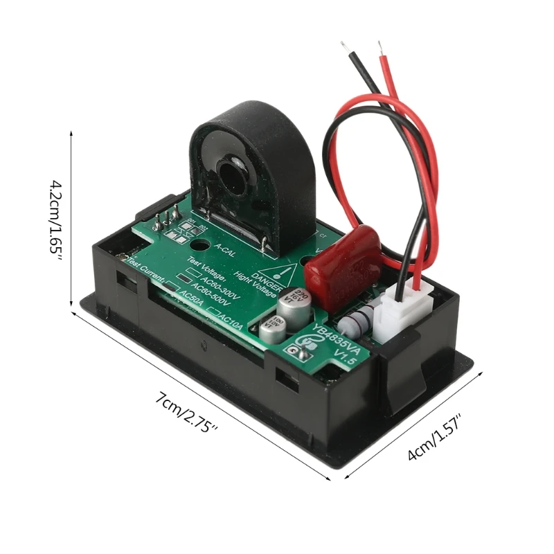 

Dual Display Ammeter Voltmeter AC 500V/50A Voltage Ampere Meter