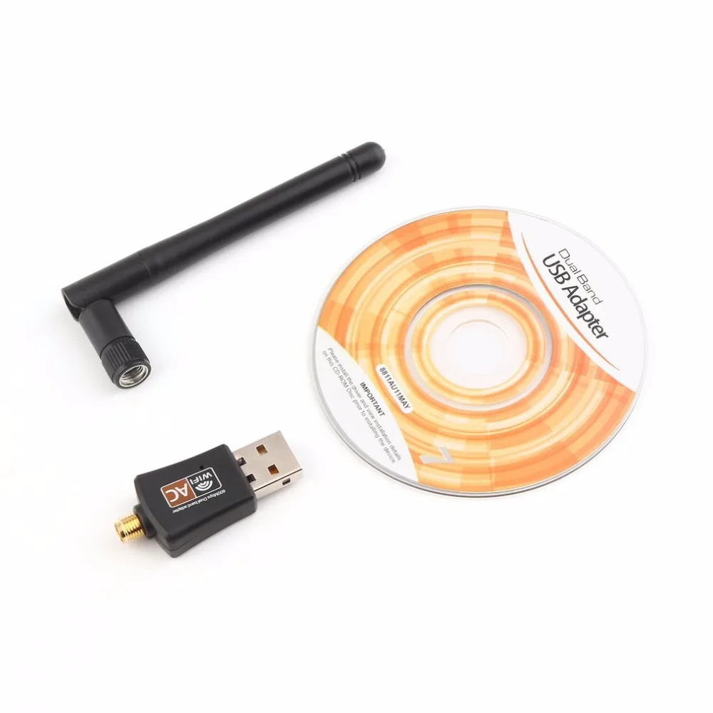 USB Wi-Fi адаптер 600 Мбит/с 5 8 ГГц + 2 4 | Мобильные телефоны и аксессуары