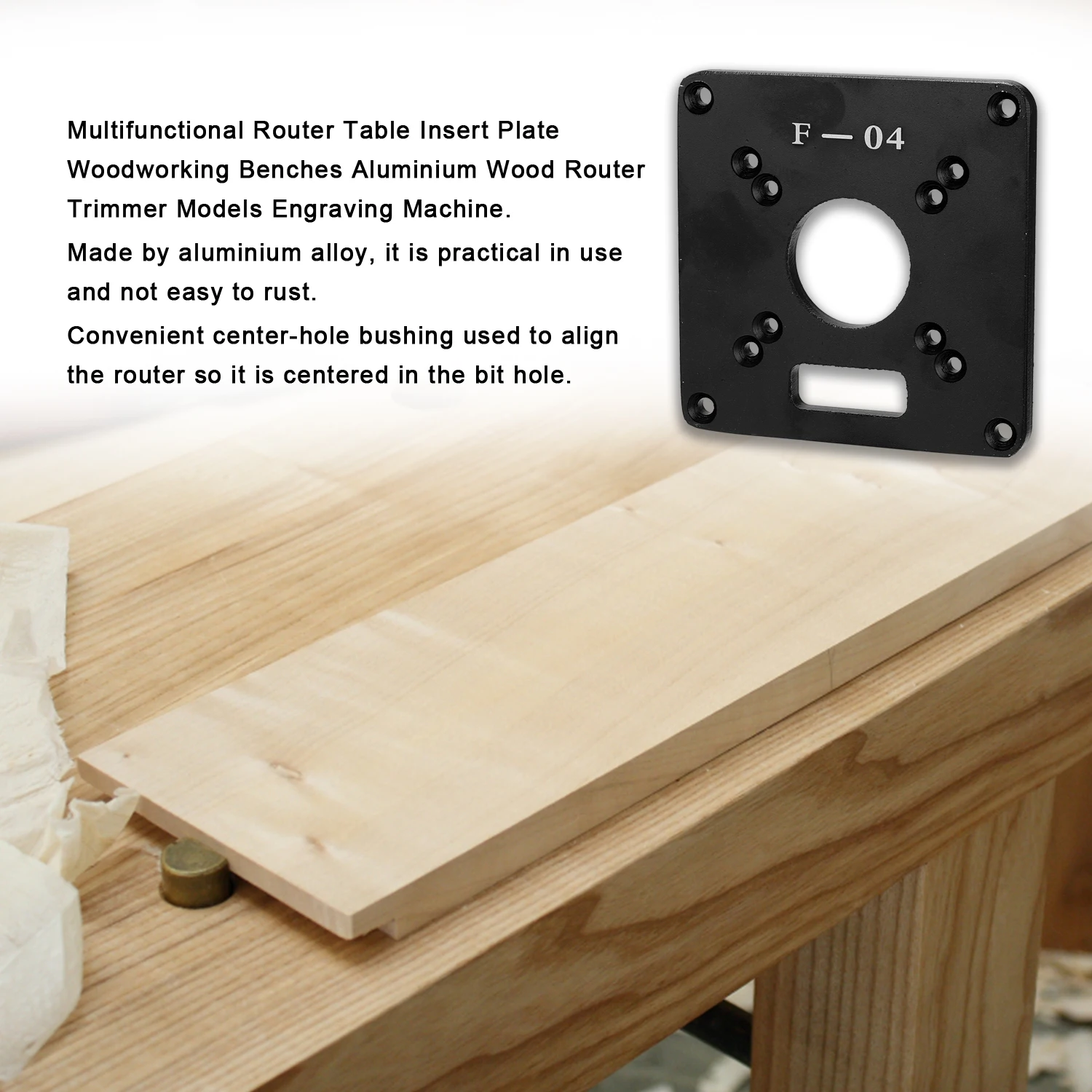 

Multifunctional Router Table Insert Plate Woodworking Benches Aluminium Wood Router Trimmer Models Engraving Machine