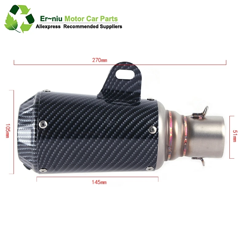 

Free Shipping Middle Pipe Muffler Slip Motorcycle Exhaust Escape Full System For Kawasaki ZX6R ZX-6R Ninja 636 2008 to 2019