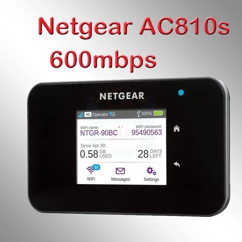 unlocked netgear aircard 810s wifi sim pocket wifi router ac810s 4g wifi router mini router wi fi 3g 4g ac810 free global shipping