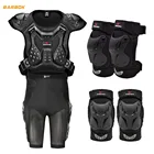 Защитная куртка и шорты WOSAWE броня для мотокросса, наколенник для взрослых, спортивный комплект для гонок, защита всего тела, мотоциклетная Броня