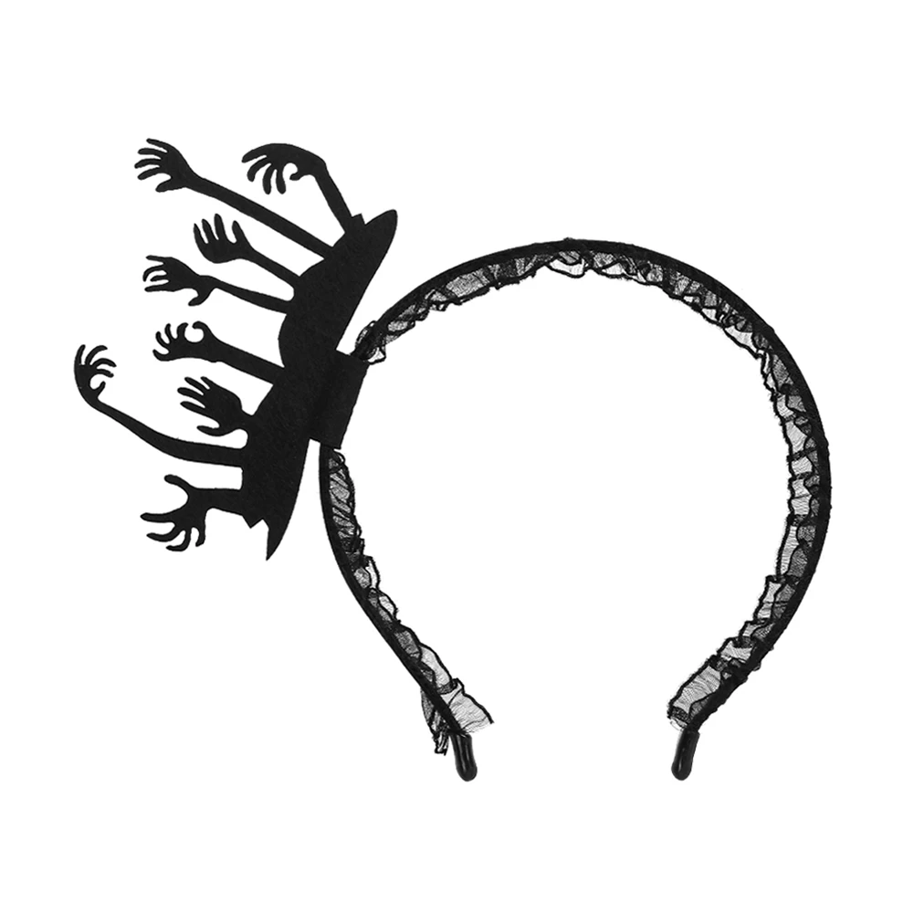 Женская кружевная повязка на голову обруч для волос с паутиной вечерние шт.| |