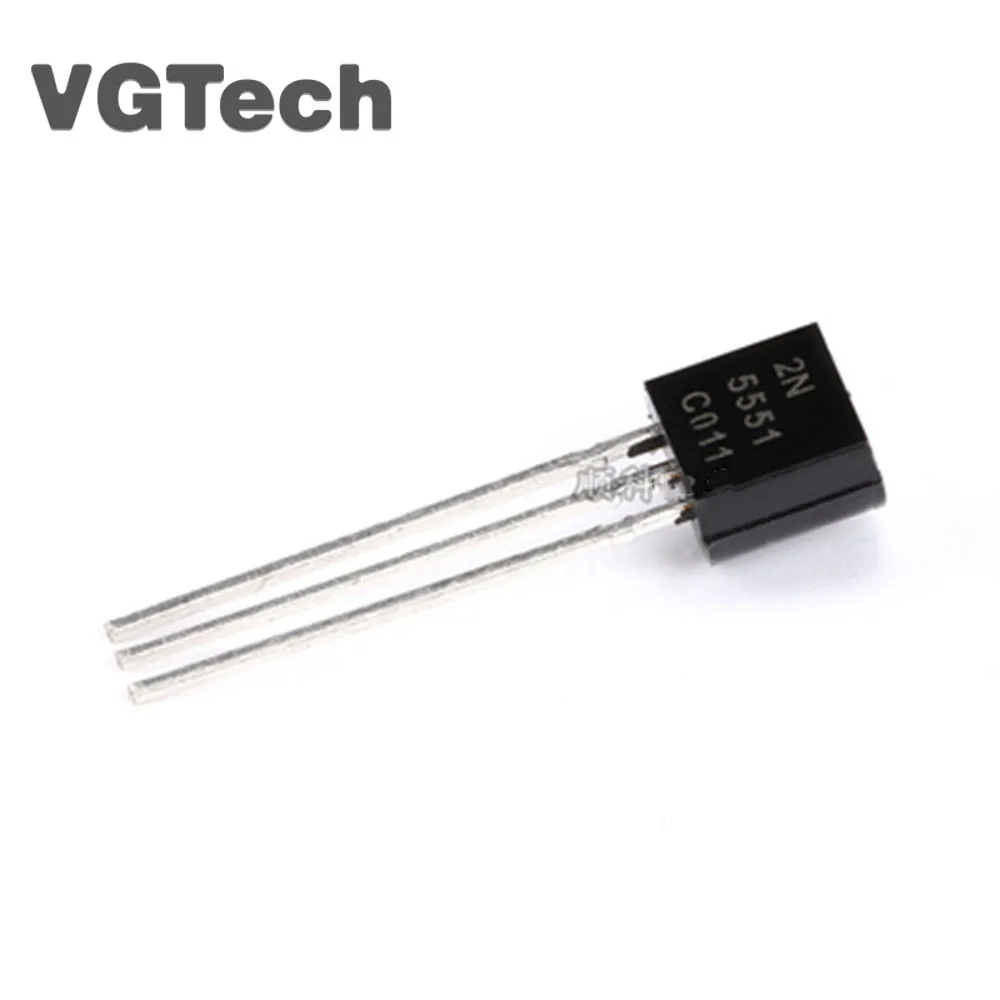 

100 шт. 2N5551 TO-92 2N5551 TO92 0.6A 160V NPN оригинальный и новый
