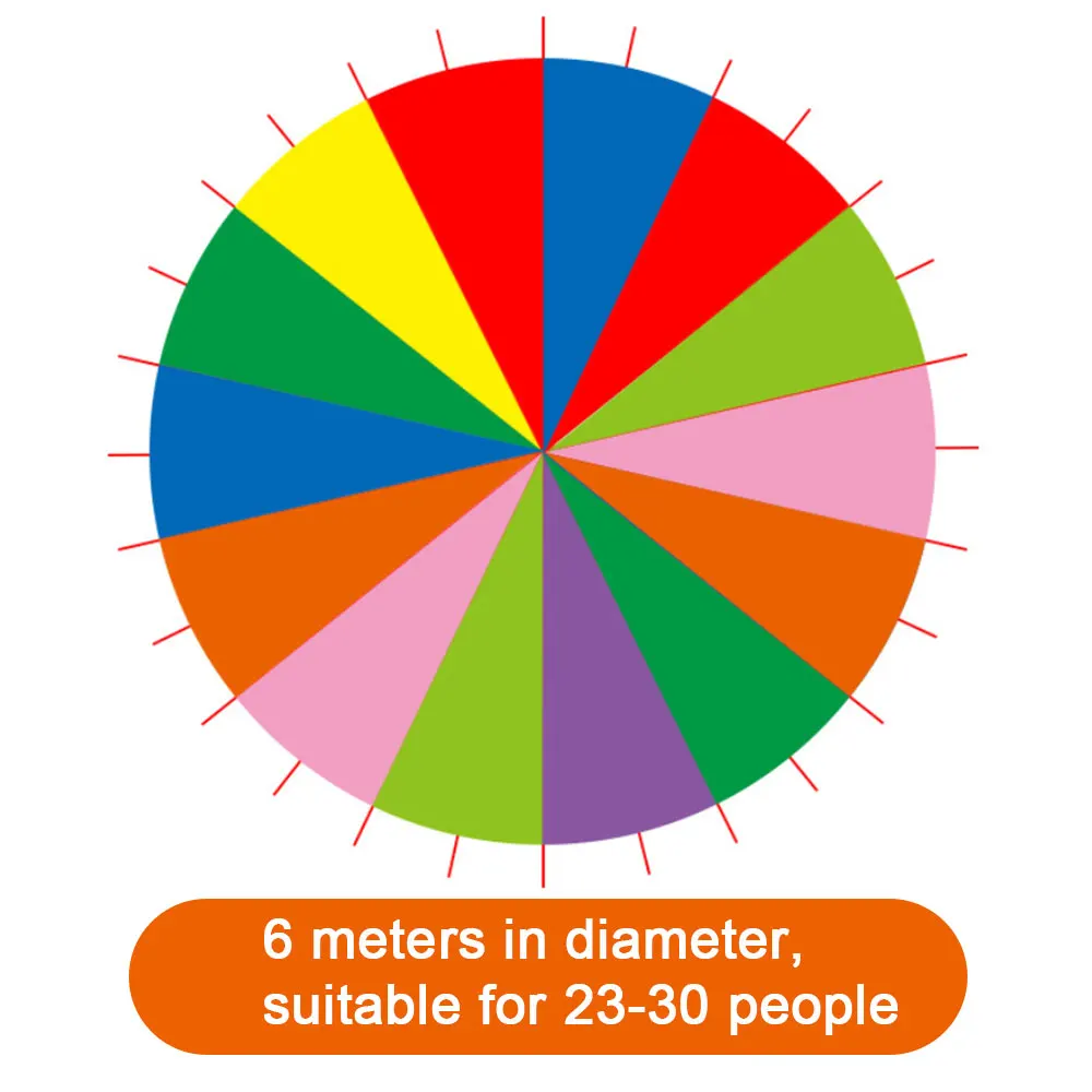 Новый Популярный Детский уличный Радужный зонт Парашютная игрушка прыгающий