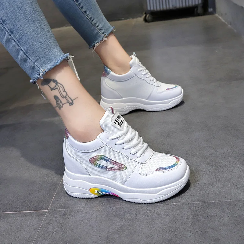 Обувь женские дизайнерские кроссовки Повседневная обувь на платформе