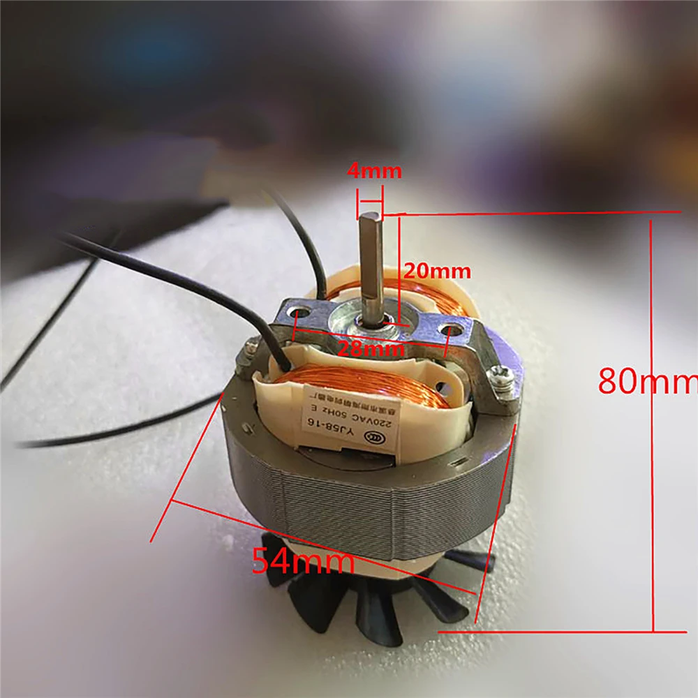YJ58-16 затененный полюсный асинхронный двигатель 220V для вентилятора аксессуары