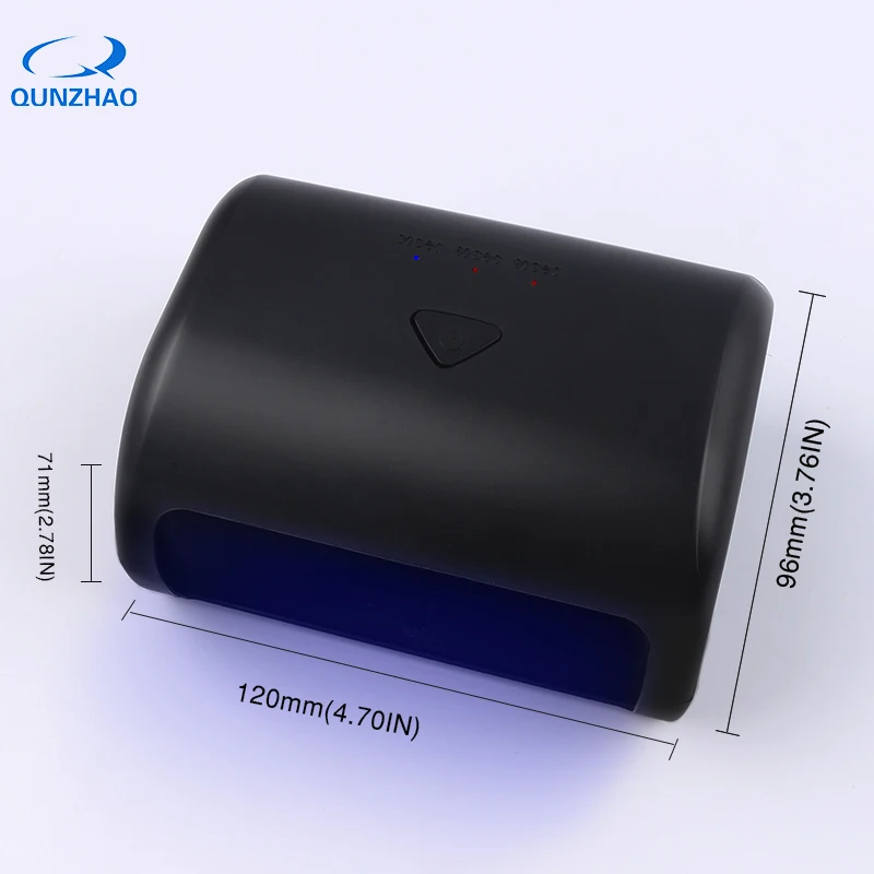 9 Вт черный Сушилка для ногтей 3 Светодиодный УФ светодиодный гель лампа мини