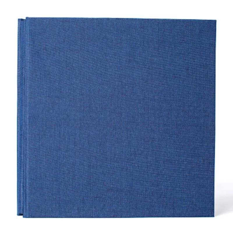 

2021 New linen self-adhesive film album retro simple commemorative wedding photo family large-capacity handmade product album