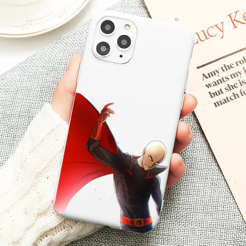 

One Punch Phone Case Liquid Silicone Phone Case for iPhone 11 Pro Max XR XS X Soft Candy Cover for iPhone 6 6S 7 8 Plus Cases