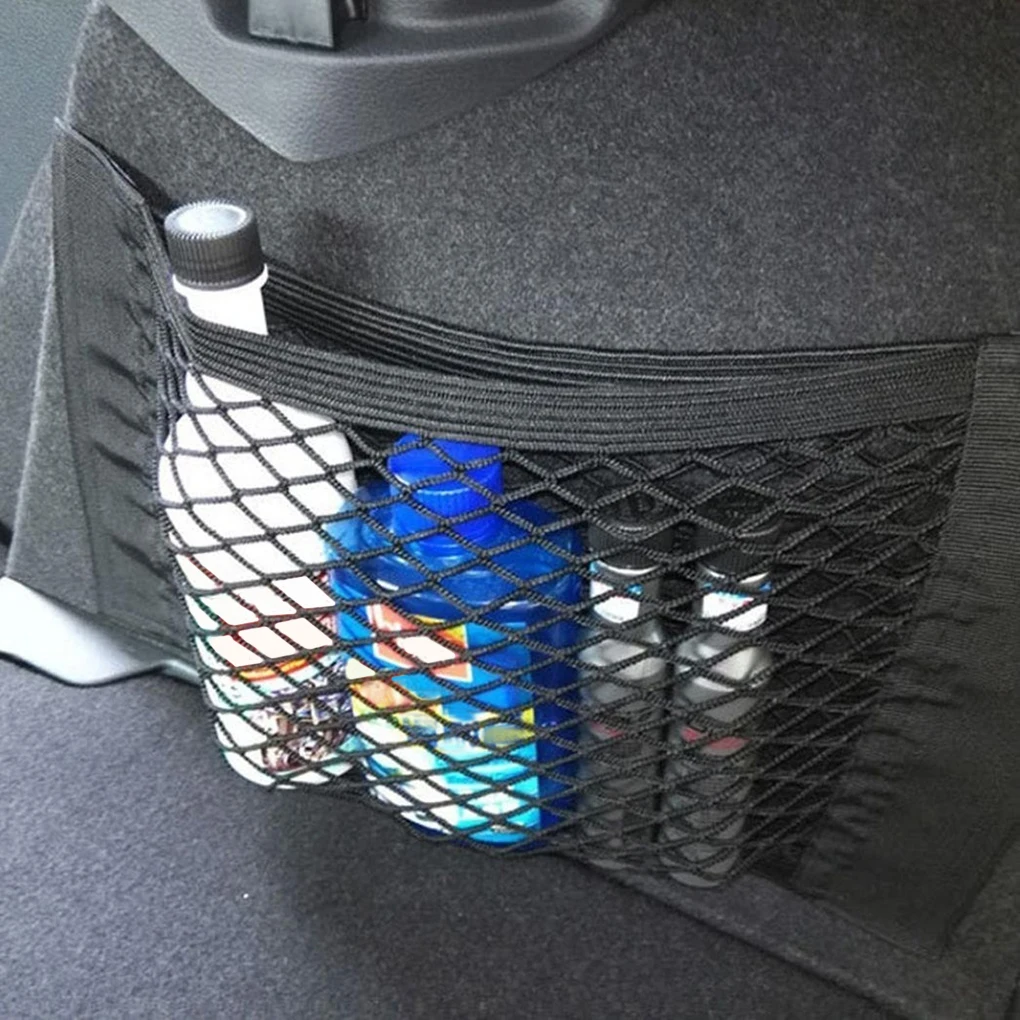 

25x25cm Car Back Rear Trunk Storage Bag Mesh Auto Organizer Elastic String Net Pocket Bag