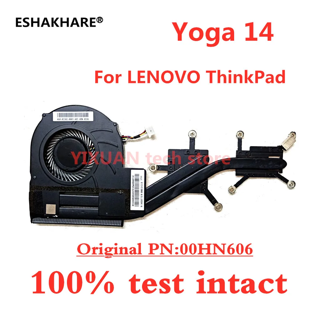 

Оригинальный охлаждающий модуль для ноутбука LENOVO ThinkPad Yoga 14 с вентилятором FRU PN:00HN606, 100% протестированный, быстрая доставка 04X1954