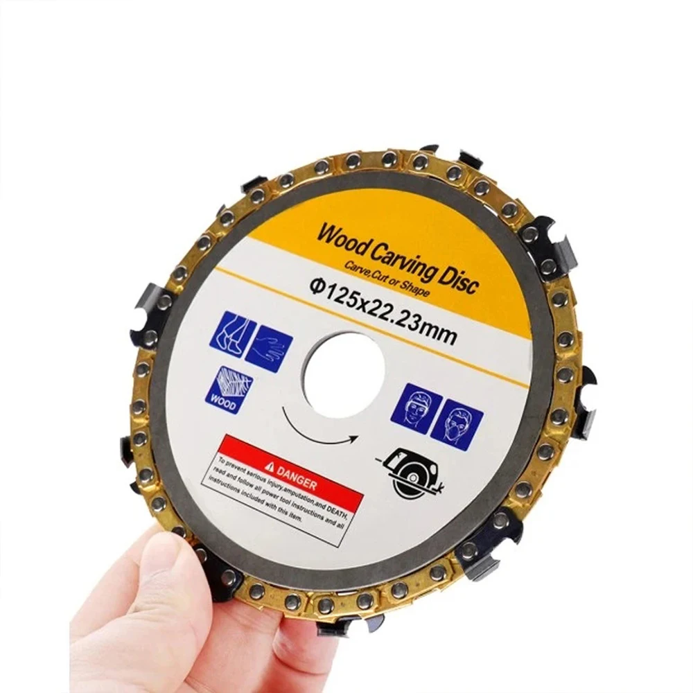 5 дюймов резьба по дереву диск шлифовальник цепи деревообрабатывающий пильный