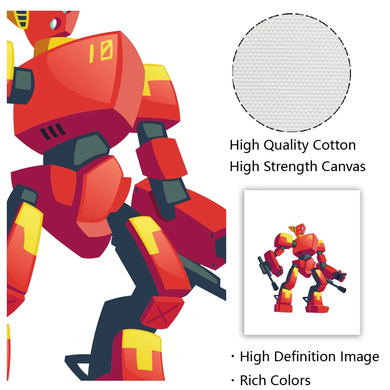 Детский день рождения рождение мальчика Gifts деформация робот мультфильм плакат