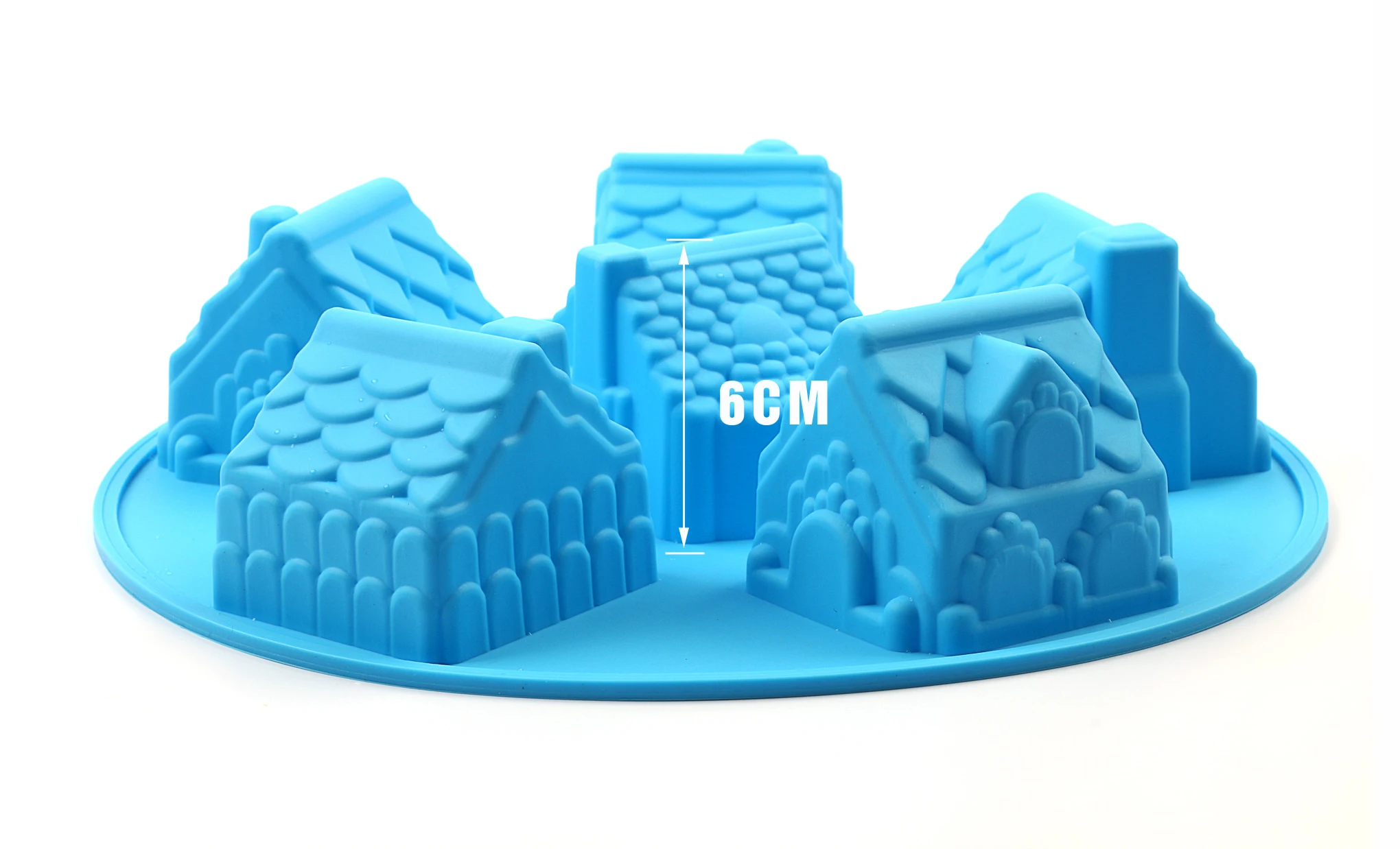 Удобная и креативная DIY силиконовые формы с 6 модулей дом Тип для Создание кубика