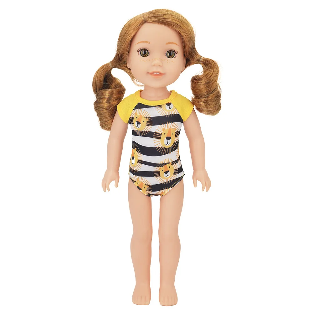 Модная Кукла Детская одежда Купальники для 14 5 дюймовых Wellie Wishers Нэнси
