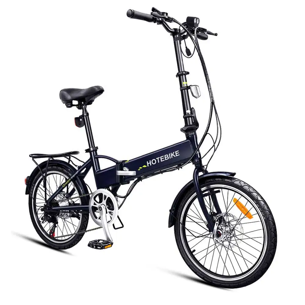

HOTEBIKE складной электровелосипед 36V 250w электрический велосипед 20 "алюминиевый сплав мини велосипед 7 скоростей переключения и съемный скрыты...
