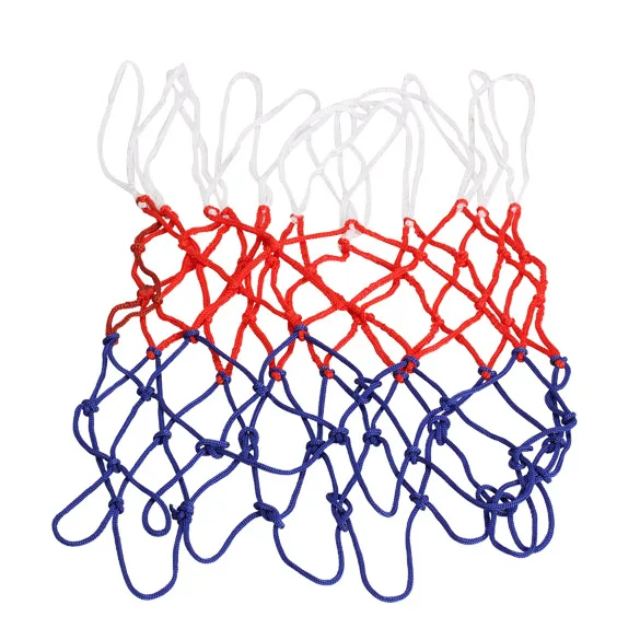

Нейлоновая сетка для баскетбола с окантовкой, стандартная спортивная баскетбольная сетка, 12 игровых мячей, уличная спортивная баскетбольн...