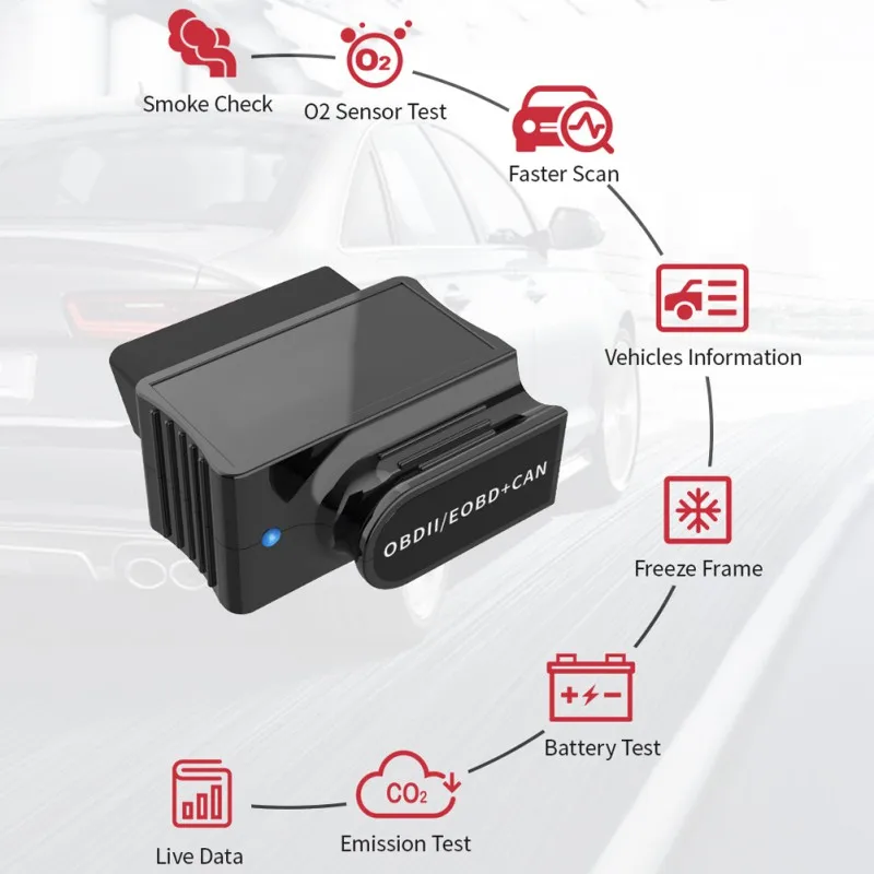 Диагностический сканер P03 Bluetooth Wi-Fi V1.5 PIC18f25k80 для OBDII OBD2 автомобиля Android IOS крутящий