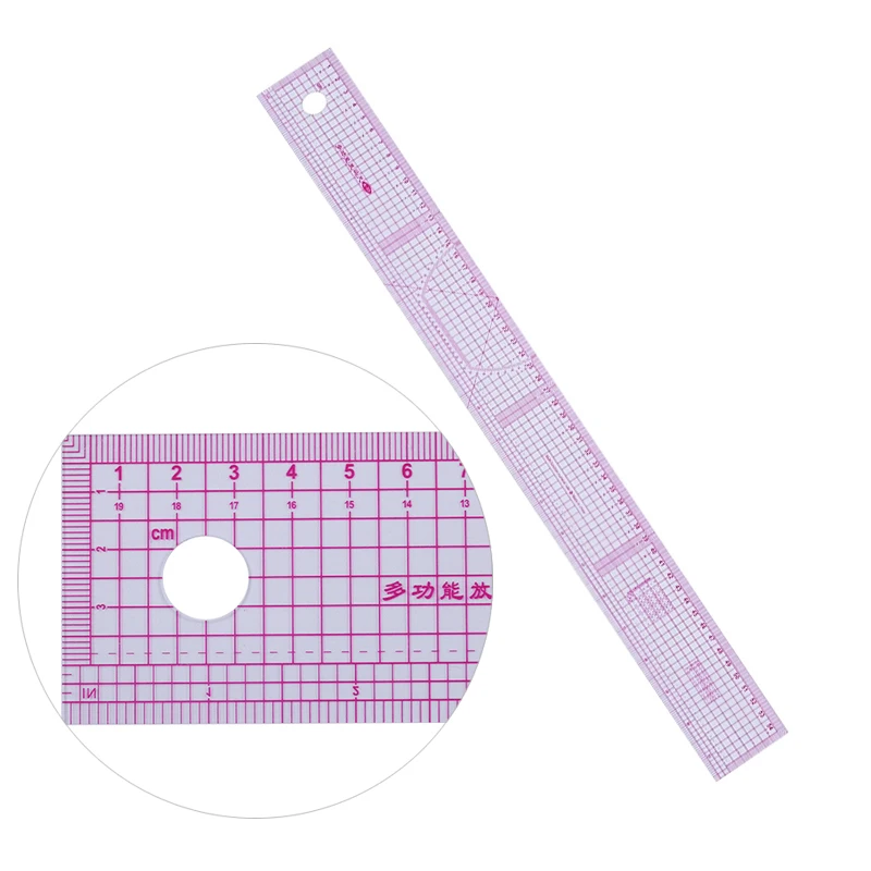 

Nonvor French Curve Ruler Apparel Sample Making Cutting Ruler Sleeve Ruler Yard Curve Ruler for Marking Wheel Patchwork Ruler