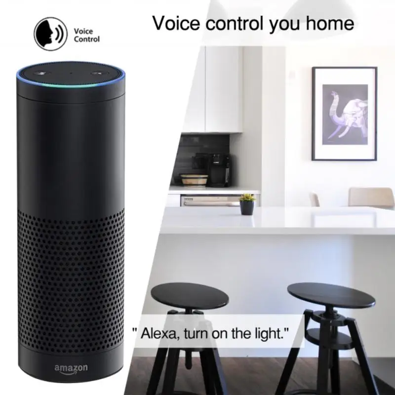 Умная настенная розетка Tuya с Wi-Fi 1/2/3 клавиш переменный ток
