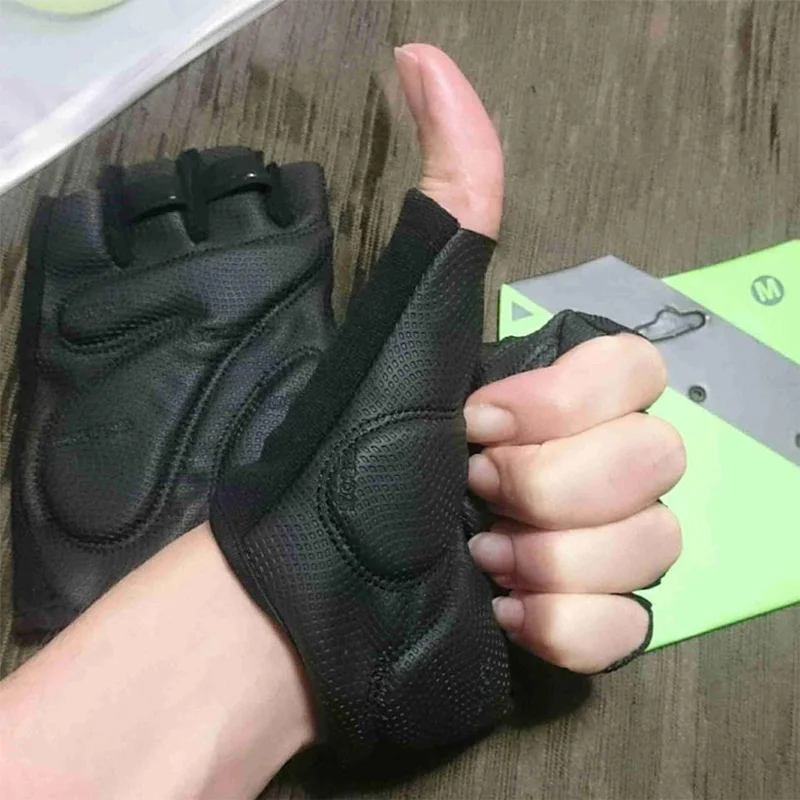 ROCKBROS летние противоударные велосипедные перчатки на полпальца для улицы MTB